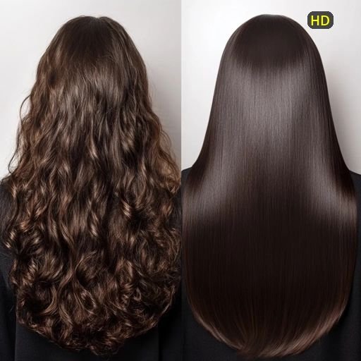 Hair Straightening and Rebonding